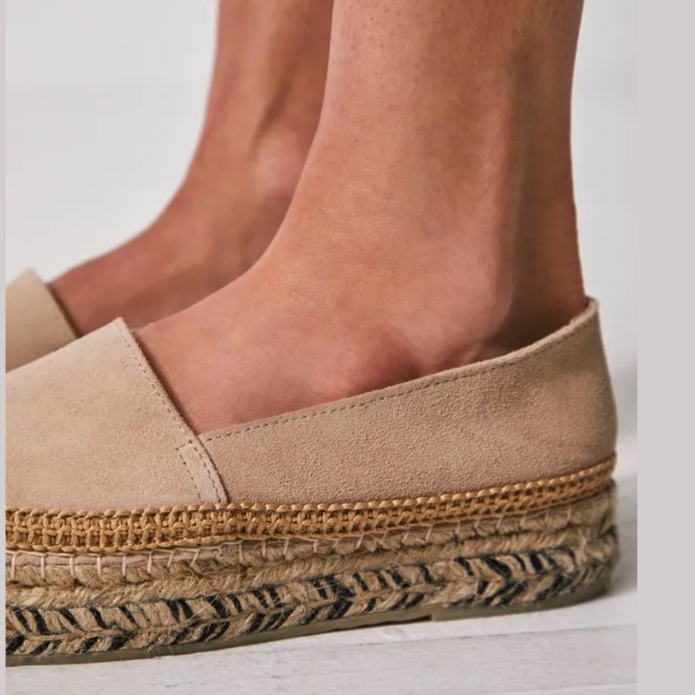 Free People Eden Double Stacked Espadrilles NWOB - Picture 6 of 9